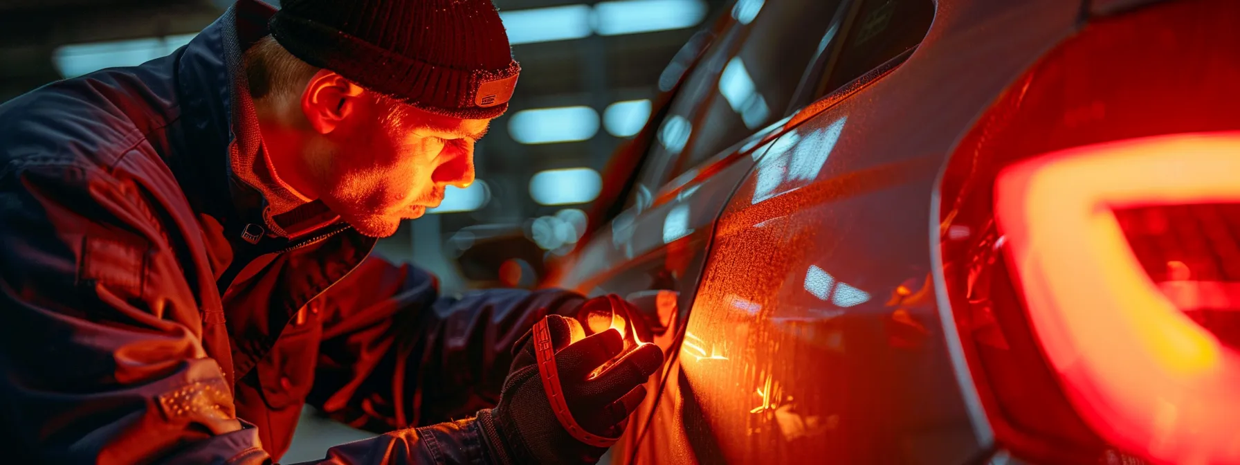 a local lockout service professional unlocking a car door with precision and care.
