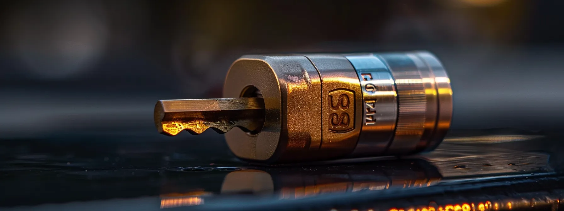 a high-security lock with a visible ansi grade rating displayed prominently on the packaging.