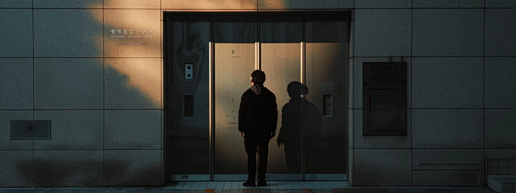 a person standing in front of a door with both expensive high-security locks and budget-friendly security measures.